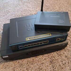 BUNDLE: Cisco 3560 POE Switch, UBR900, Aironet 350 AP w/ POE adapter